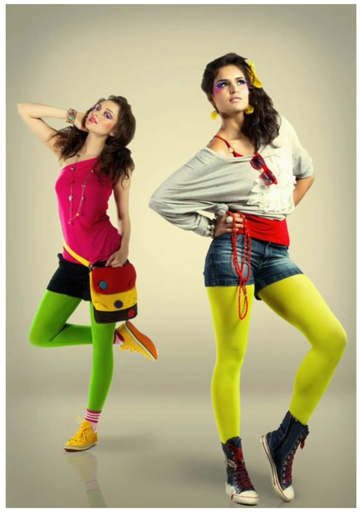 Colour-blocked fashion