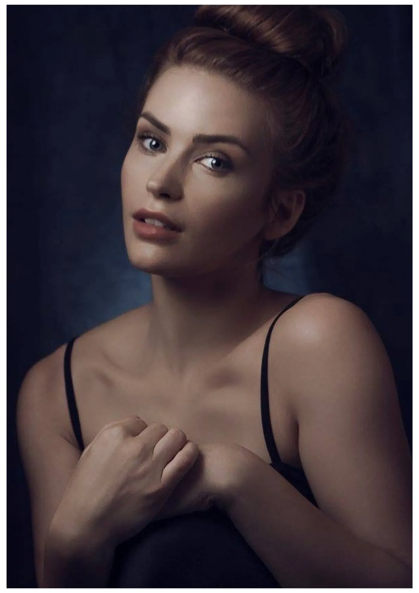 Low-key portrait