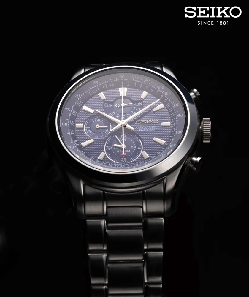Watch on reflective surface
