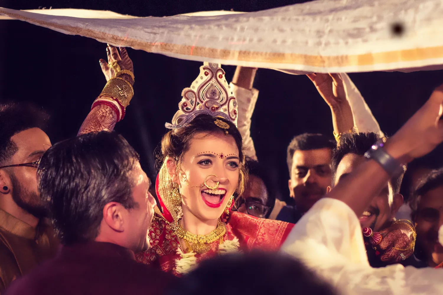 Wedding candid