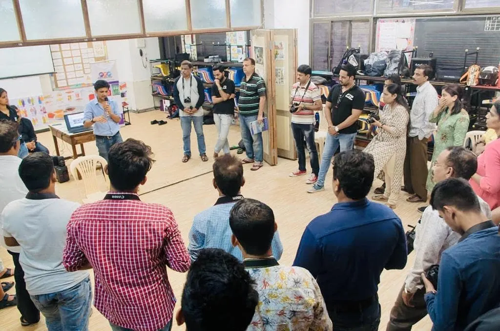 Students at an FTP workshop